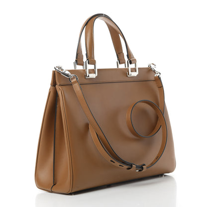 Gucci Smooth Calfskin Medium Zumi Top Handle Bag Friky Taupe 3 of 11