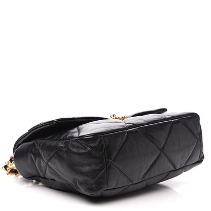 Chanel Lambskin Quilted Large 19 Flap Black 3 of 11