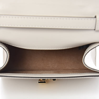Gucci Calfskin Mini Sylvie Top Handle Bag White 5 of 13