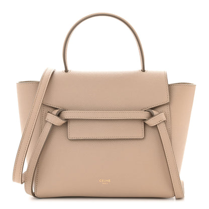Celine Grained Calfskin Nano Belt Bag Light Taupe 1 of 10