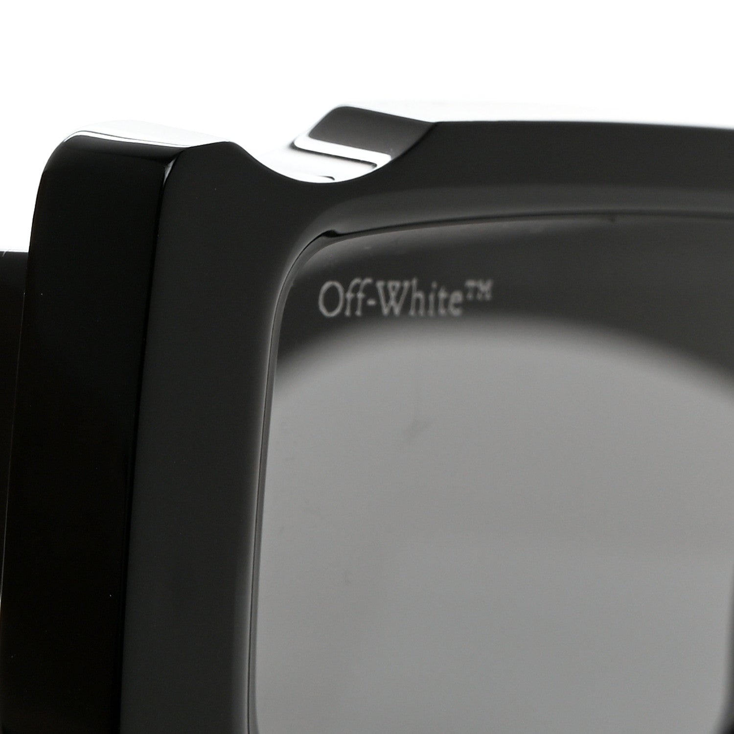 Off-White Acetate Cady Cutout Sunglasses Black 7 of 8