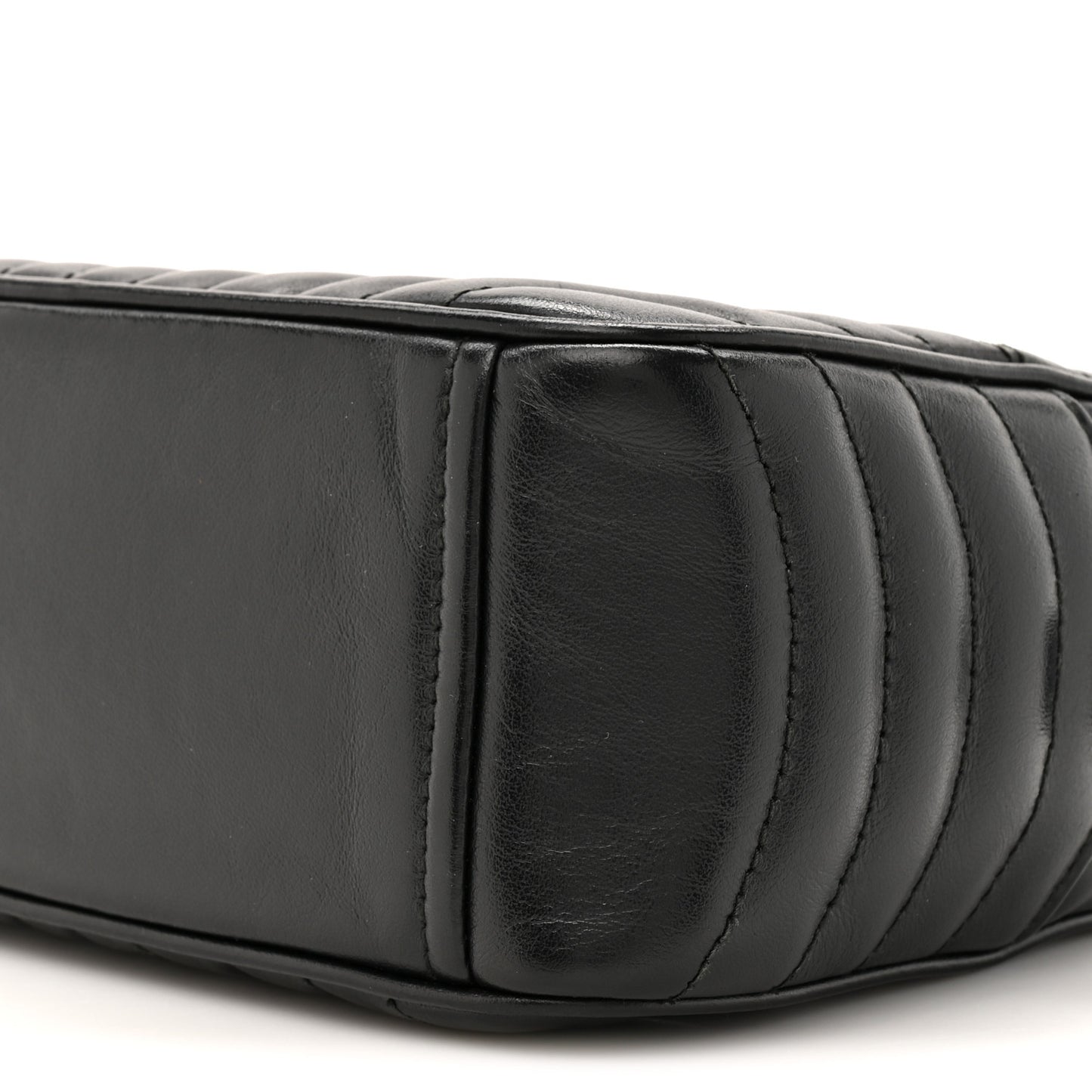 Soft Calfskin Diagramme Camera Bag Black
