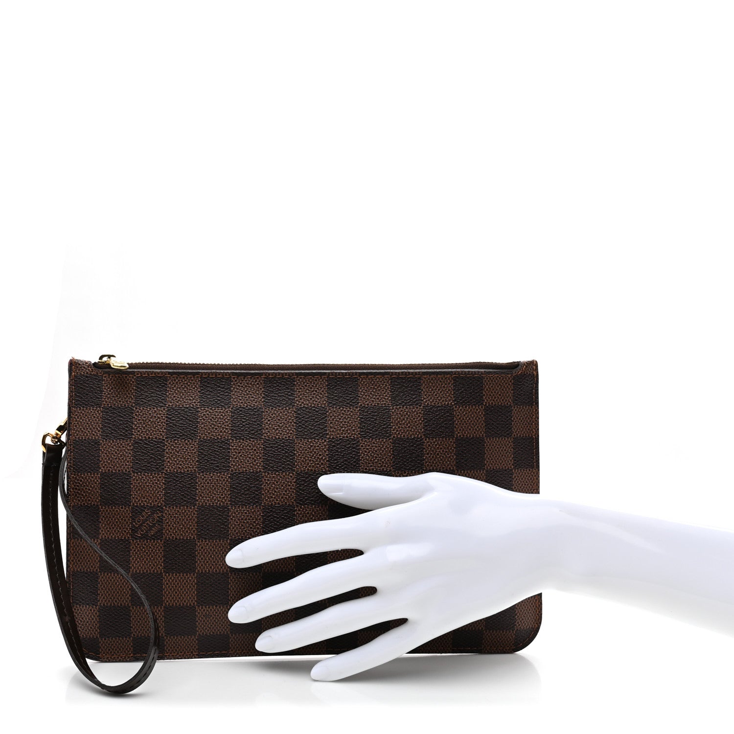 Louis Vuitton Damier Ebene Neverfull MM GM Pochette 2 of 7