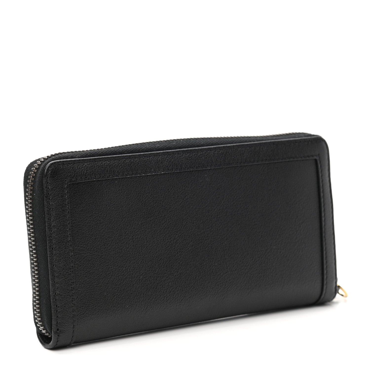 Gucci Wonka Grain Calfskin Diana Continental Wallet Black 3 of 7