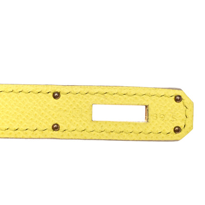 Hermes Epsom Kelly Sellier 32 Lime 7 of 10