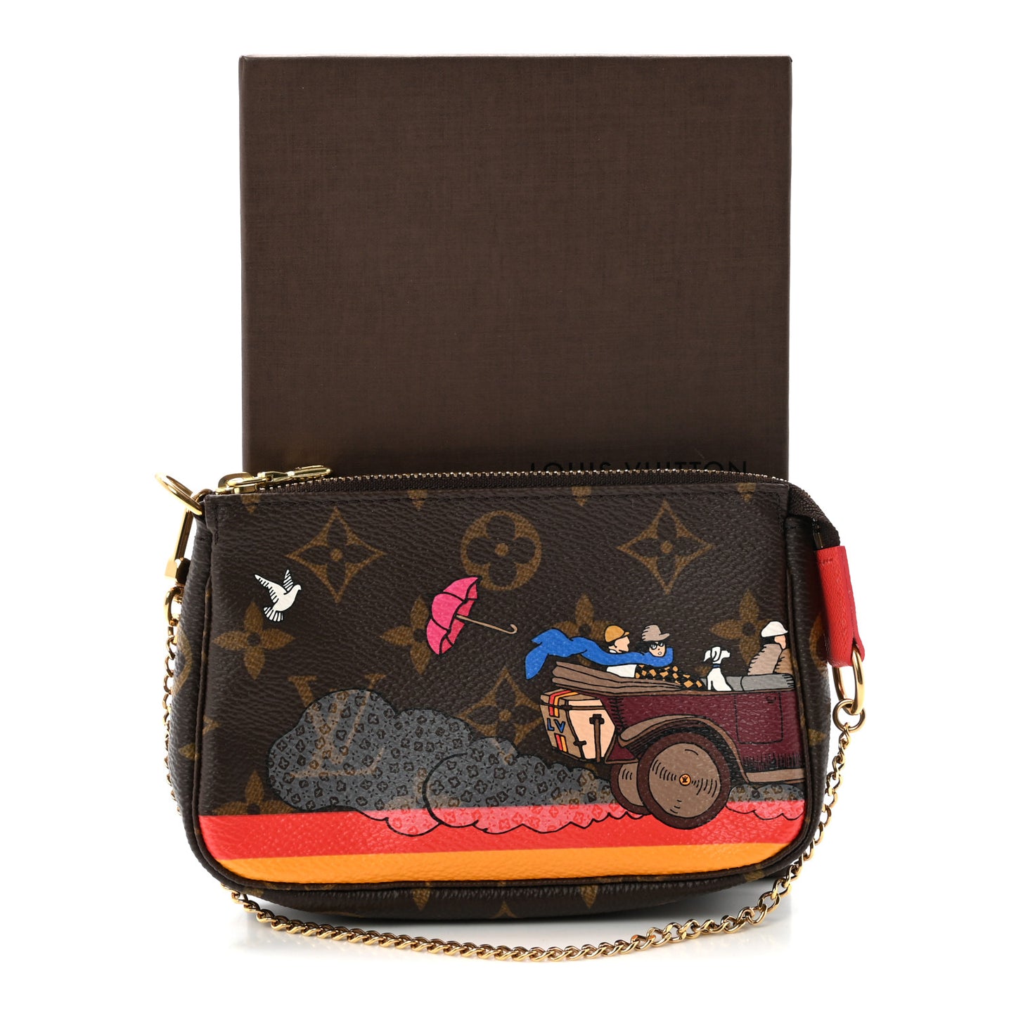 Monogram 2015 Christmas Animation Mini Pochette Accessories
