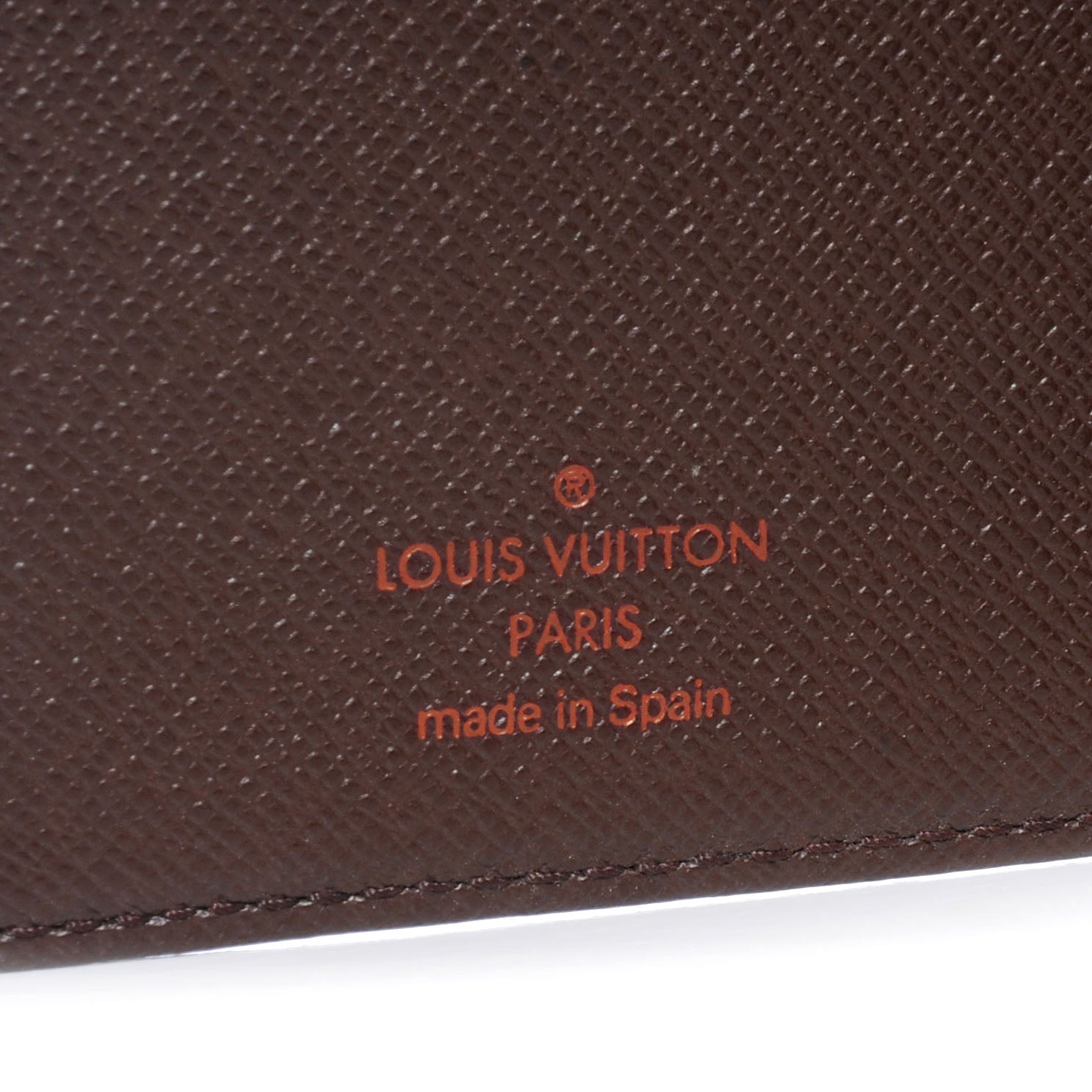 Louis Vuitton Damier Ebene Pocket Agenda Cover 6 of 7