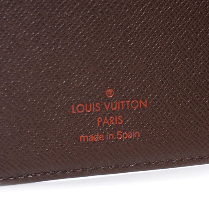 Louis Vuitton Damier Ebene Pocket Agenda Cover 6 of 7