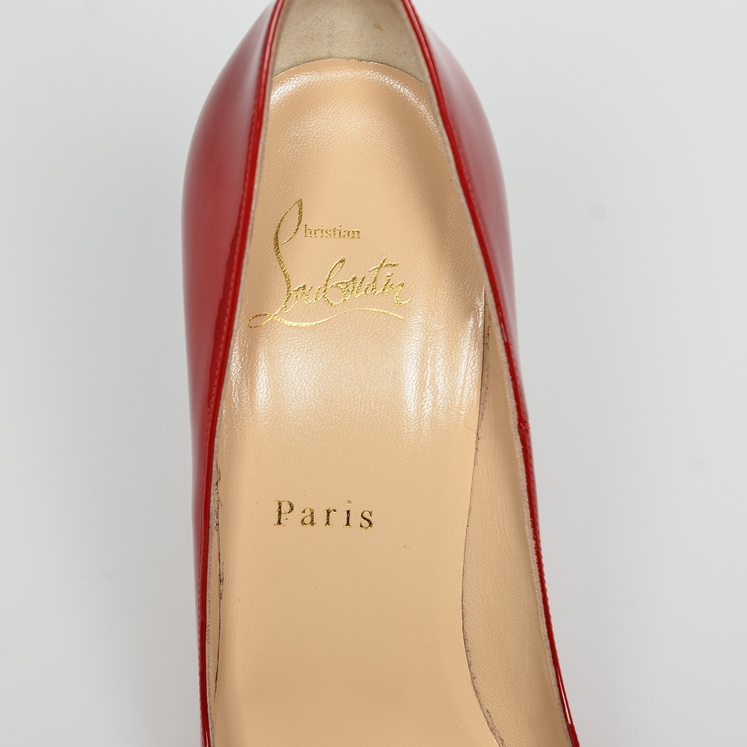 Christian Louboutin Patent So Kate 120 Pumps 39.5 Red 7 of 7