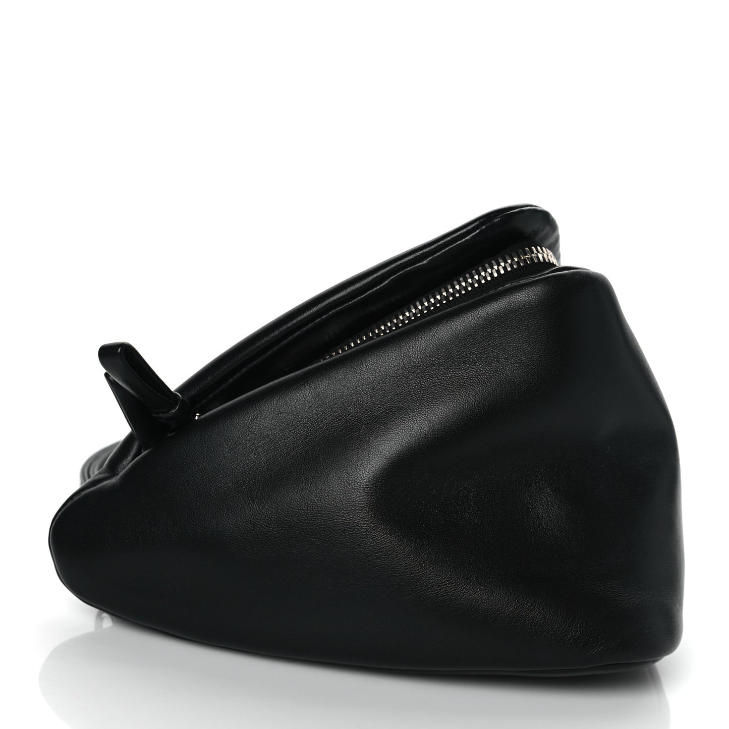 Nappa Padded Signaux Triangle Crossbody Black