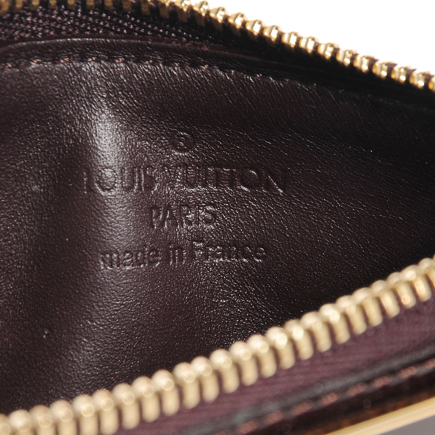 Louis Vuitton Vernis Key Pouch Amarante 8 of 9