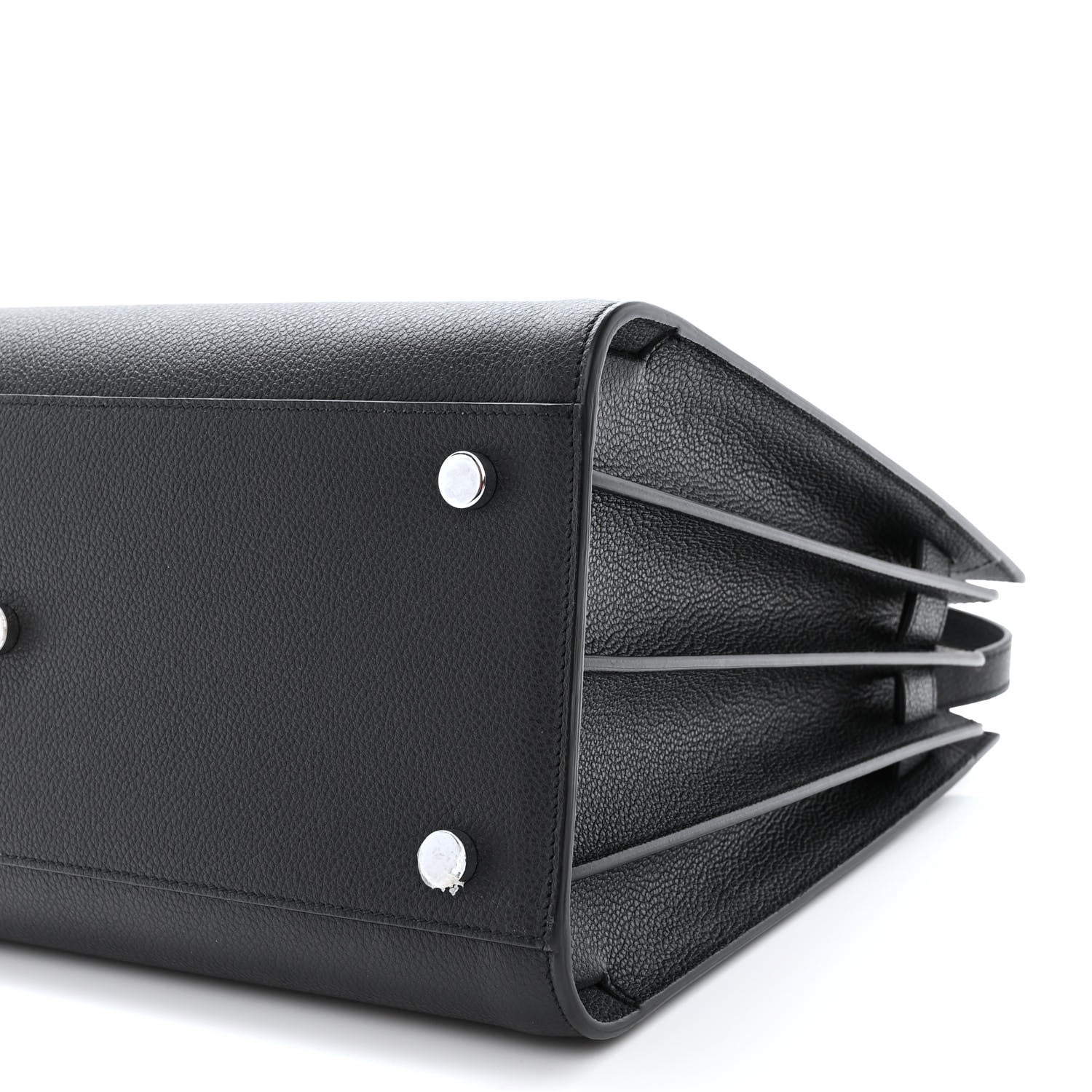 Saint Laurent Grained Calfskin Small Sac De Jour Black 10 of 10