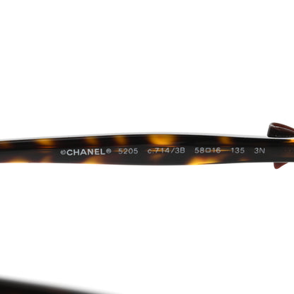Chanel Acetate CC Bow Sunglasses 5205 Tortoise 5 of 9