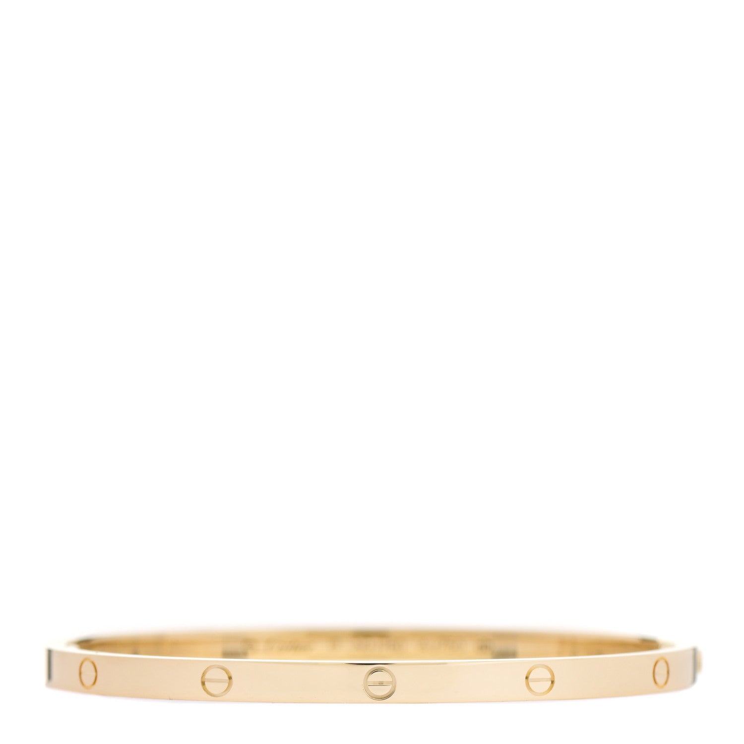 Cartier 18K Yellow Gold Small LOVE Bracelet 17 1 of 5