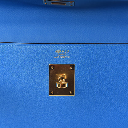 Hermes Evercolor Kelly Retourne 32 Bleu Hydra 5 of 7