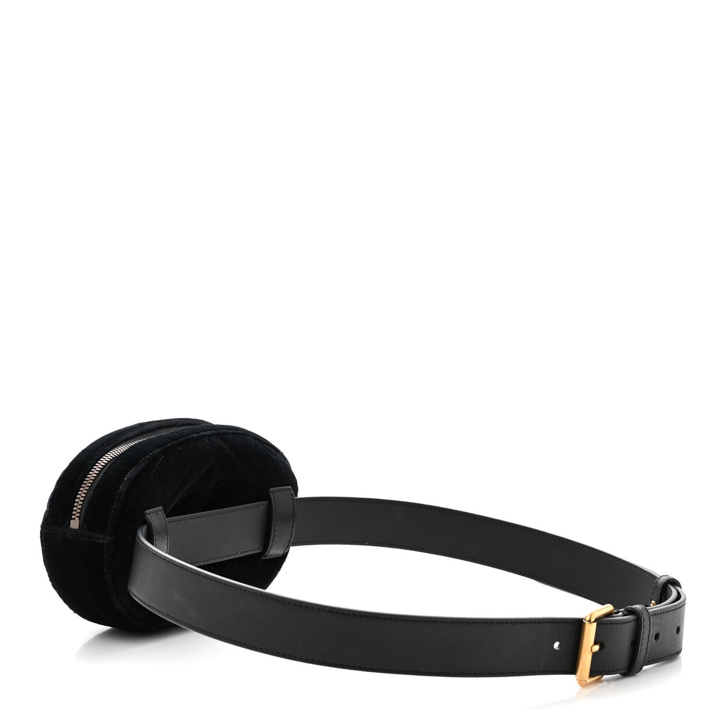 Velvet Matelasse Marquise Crystals GG Marmont Belt Bag 95 38 Black