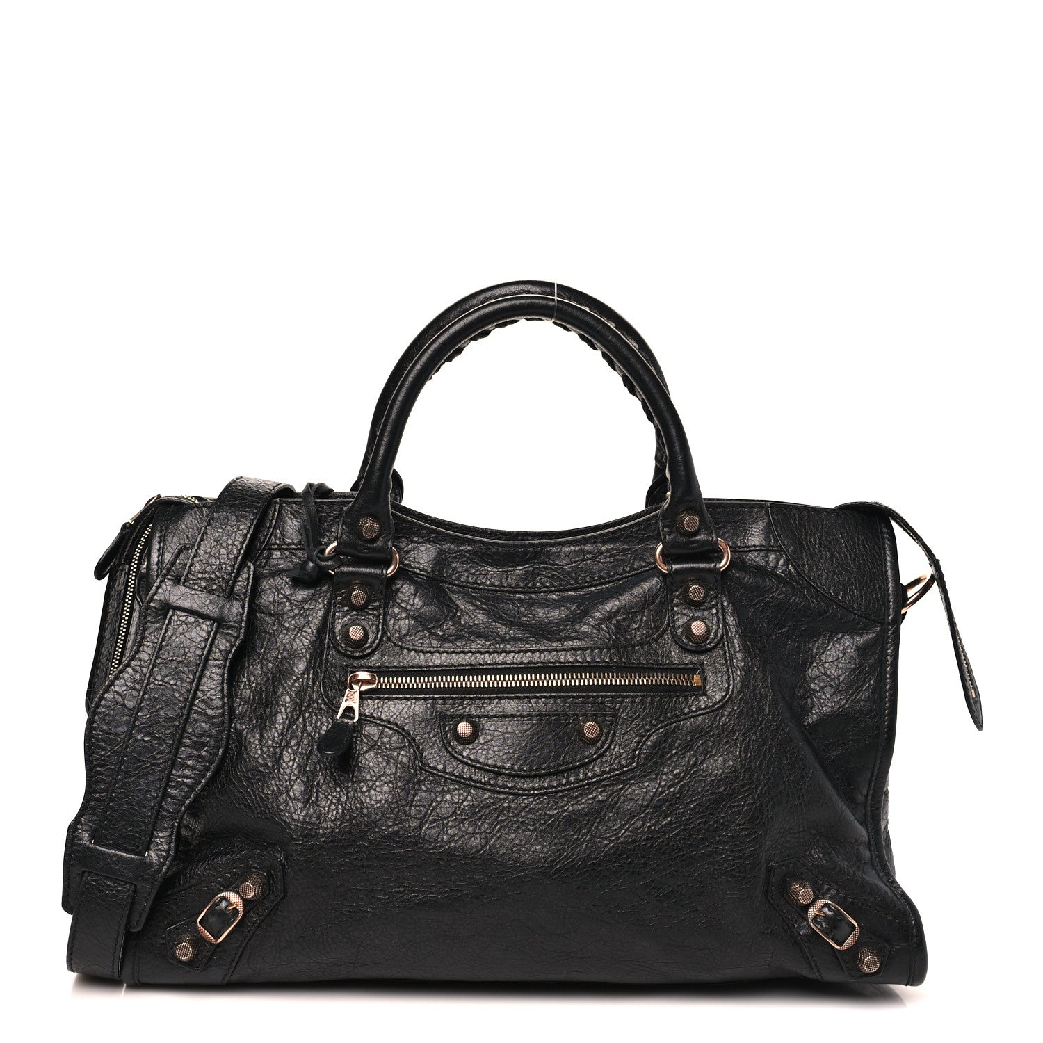 Balenciaga Agneau Giant 12 Rose Gold Hardware City Black 1 of 11