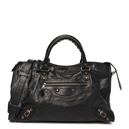 Balenciaga Agneau Giant 12 Rose Gold Hardware City Black 1 of 11