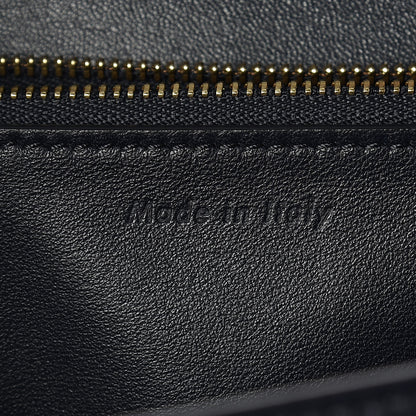 Celine Box Calfskin Medium Classic Box Flap Bag Navy 6 of 9
