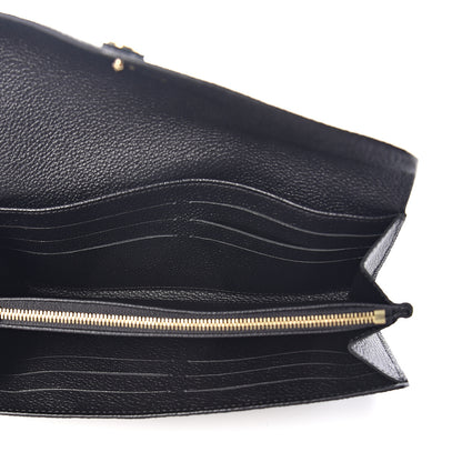 Louis Vuitton Empreinte Sarah Wallet NM Black 4 of 5