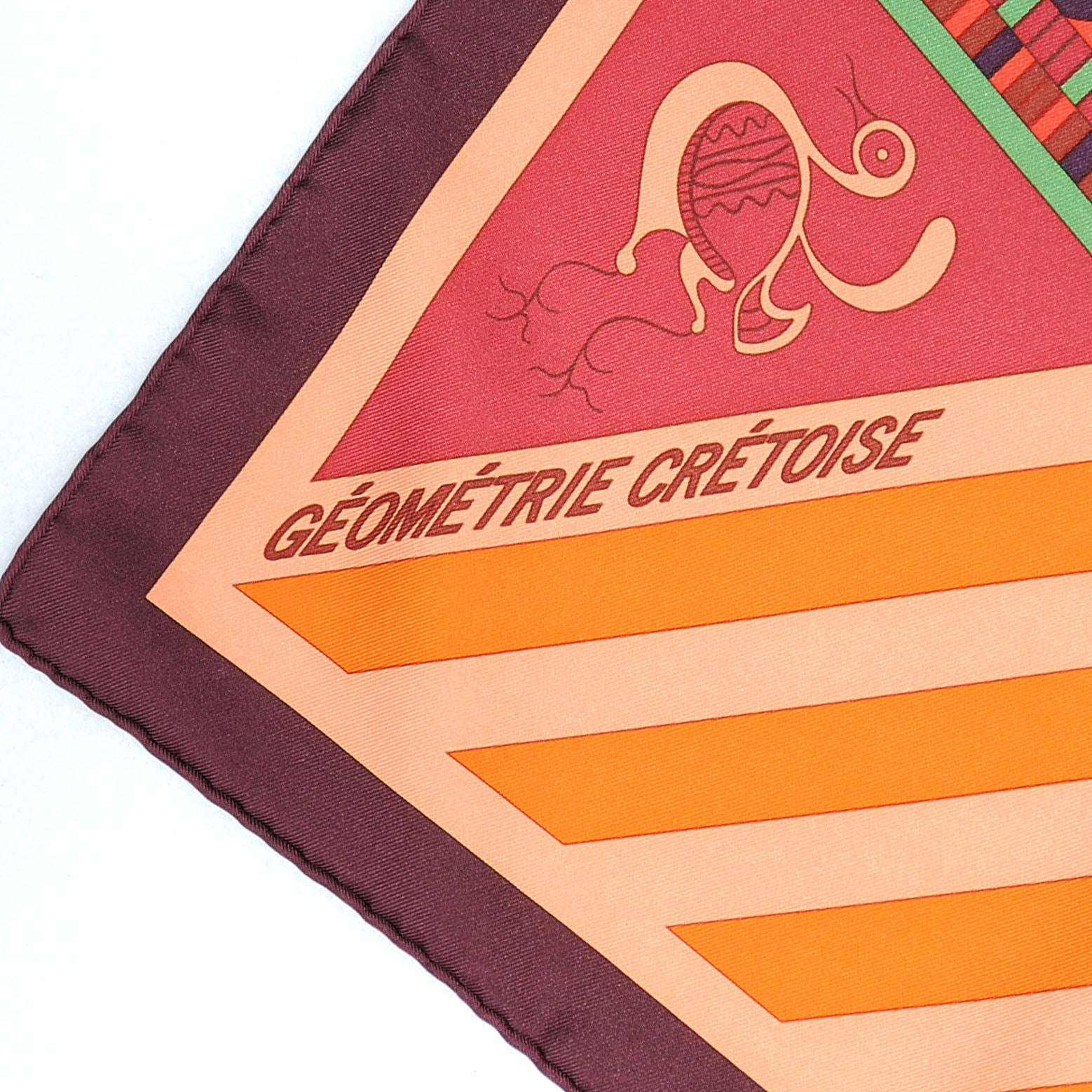 Hermes Silk Geometrie Cretoise Scarf 90 3 of 6