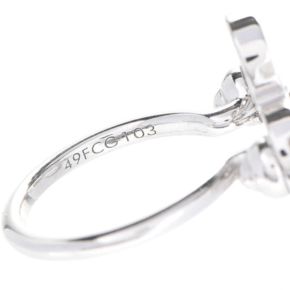 Louis Vuitton 18K White Gold Petite Fleur Ring 5 6 of 7