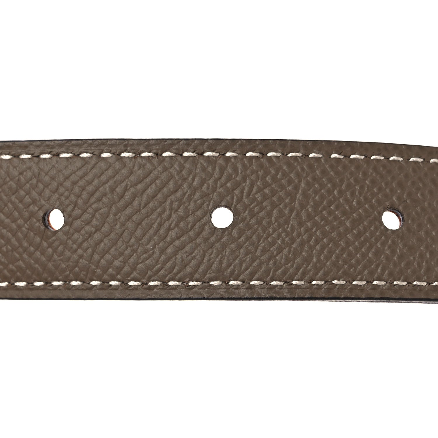 Hermes Swift Epsom 24mm H Torsade Belt 85 34 Etoupe Gold 4 of 6