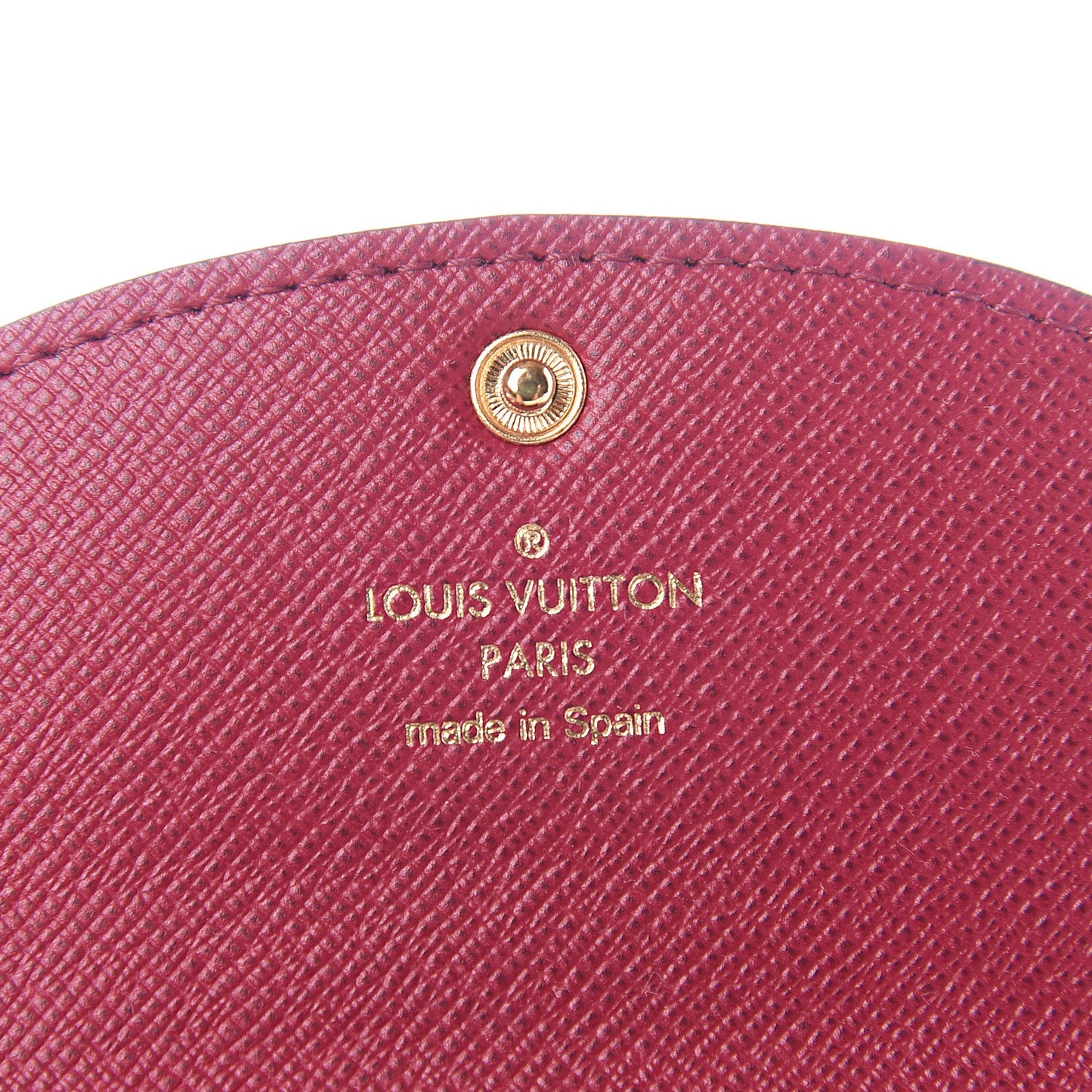 Monogram Rosalie Coin Purse Fuchsia