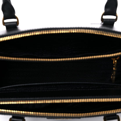 Prada Saffiano Small Galleria Double Zip Tote Black 5 of 10