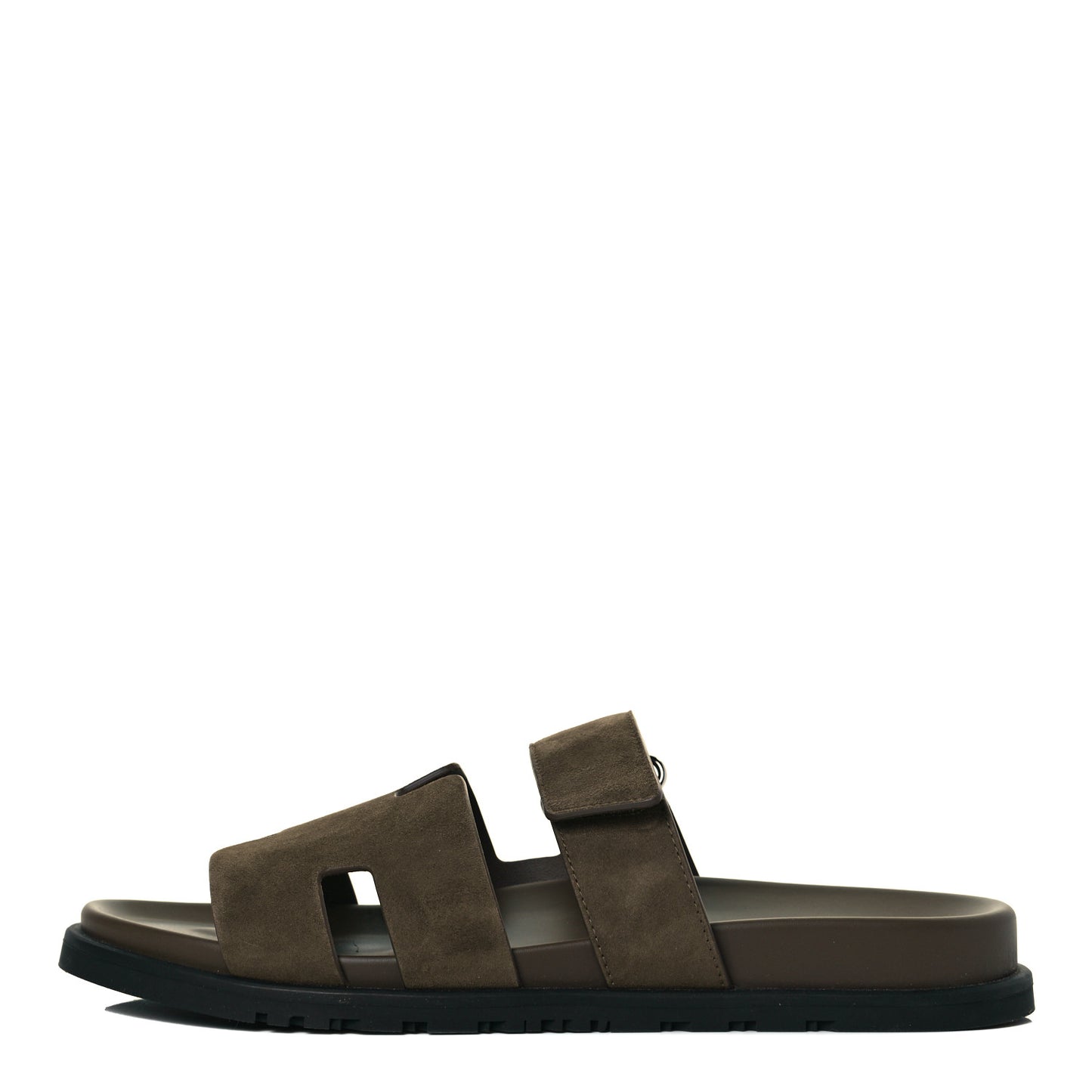 Suede Goatskin Mens Chypre Sandals 43 Vert Army