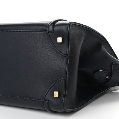 Celine Smooth Calfskin Mini Luggage Navy Blue 8 of 8