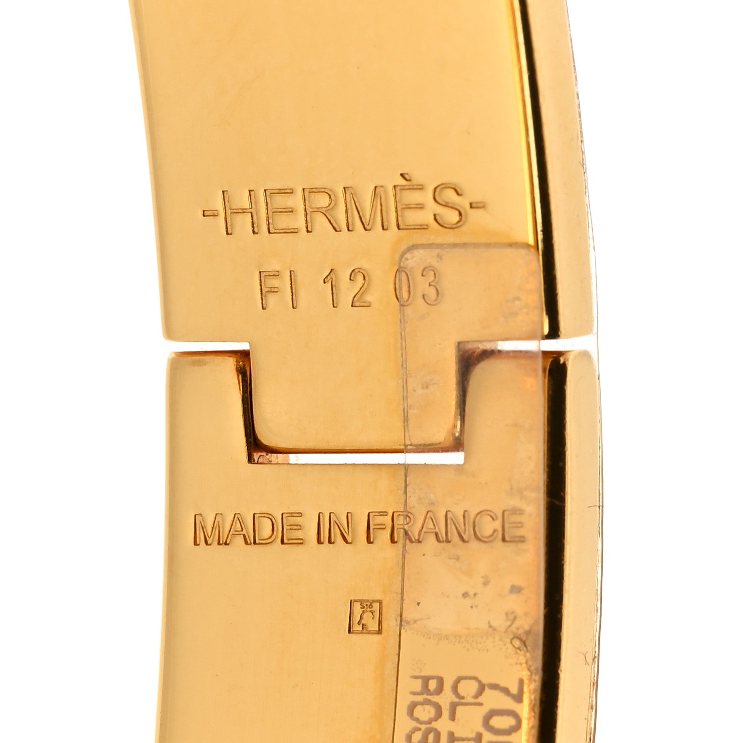 Hermes Enamel Narrow Clic Clac H Bracelet PM Rose Candeur 4 of 5