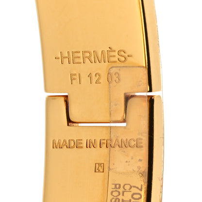 Hermes Enamel Narrow Clic Clac H Bracelet PM Rose Candeur 4 of 5