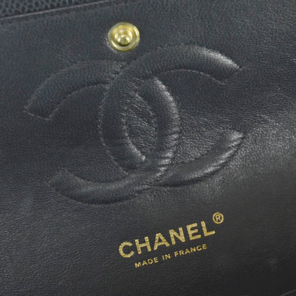 Chanel Caviar Quilted Medium Double Flap Black 10 of 12