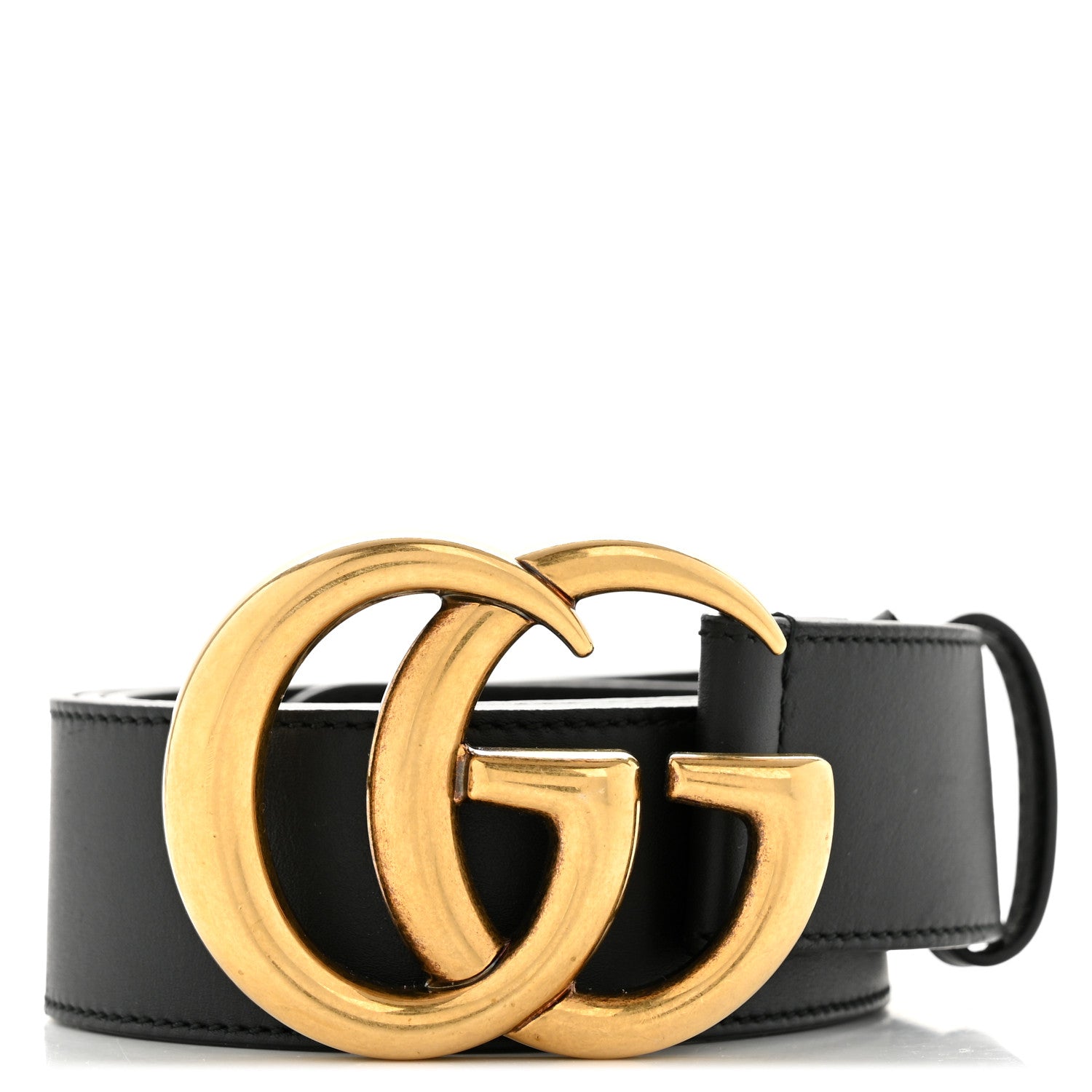 Gucci Calfskin Double G 40mm Belt 95 38 Black 2 of 8