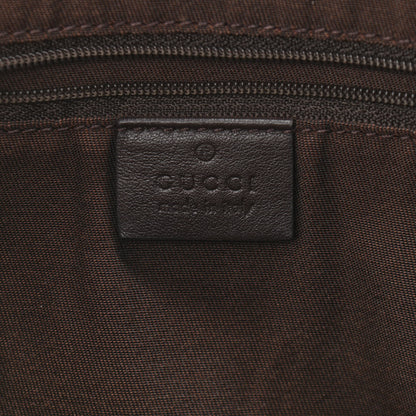Gucci Monogram Medium New Britt Tote Brown 6 of 10
