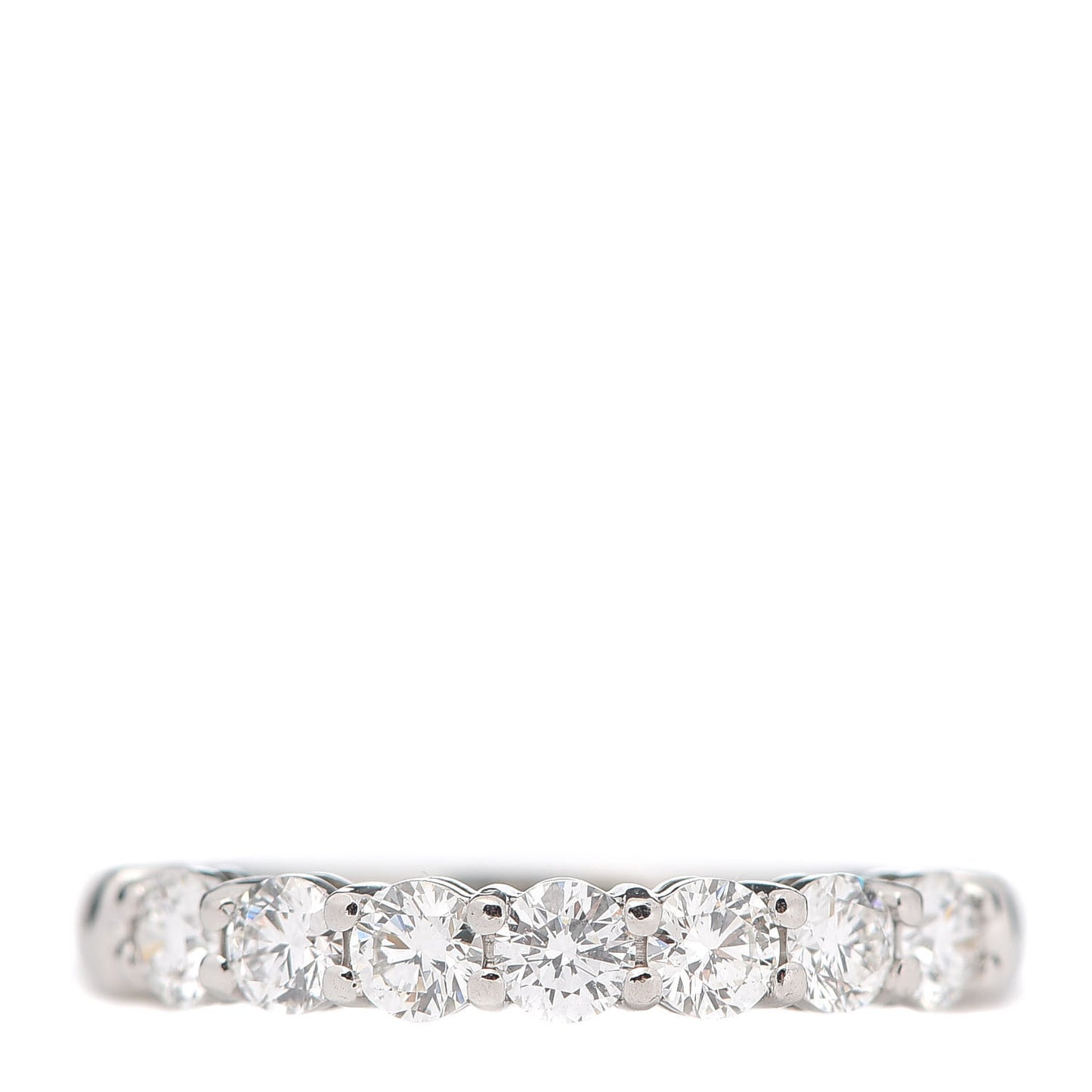 Platinum Diamond 3mm Embrace Half Circle Band Ring 49 5