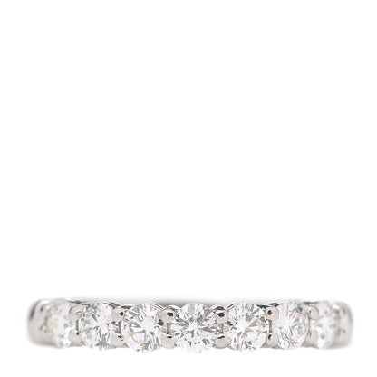 Tiffany Platinum Diamond 3mm Embrace Half Circle Band Ring 49 5 1 of 6