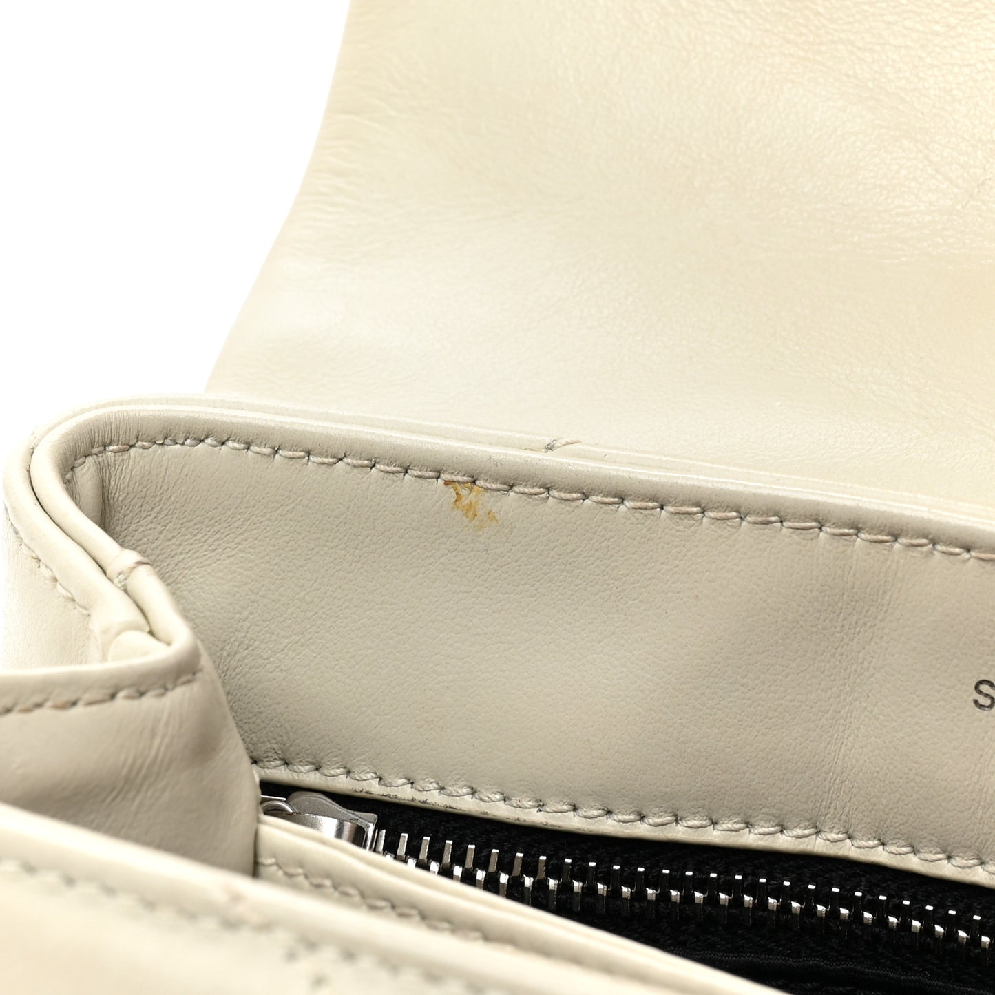 Calfskin Y Quilted Monogram Toy Loulou Crossbody Bag Crema Soft