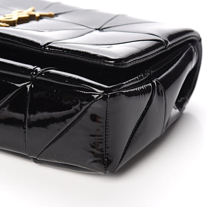 Saint Laurent Patent Patchwork Monogram Medium Jamie Black 9 of 10