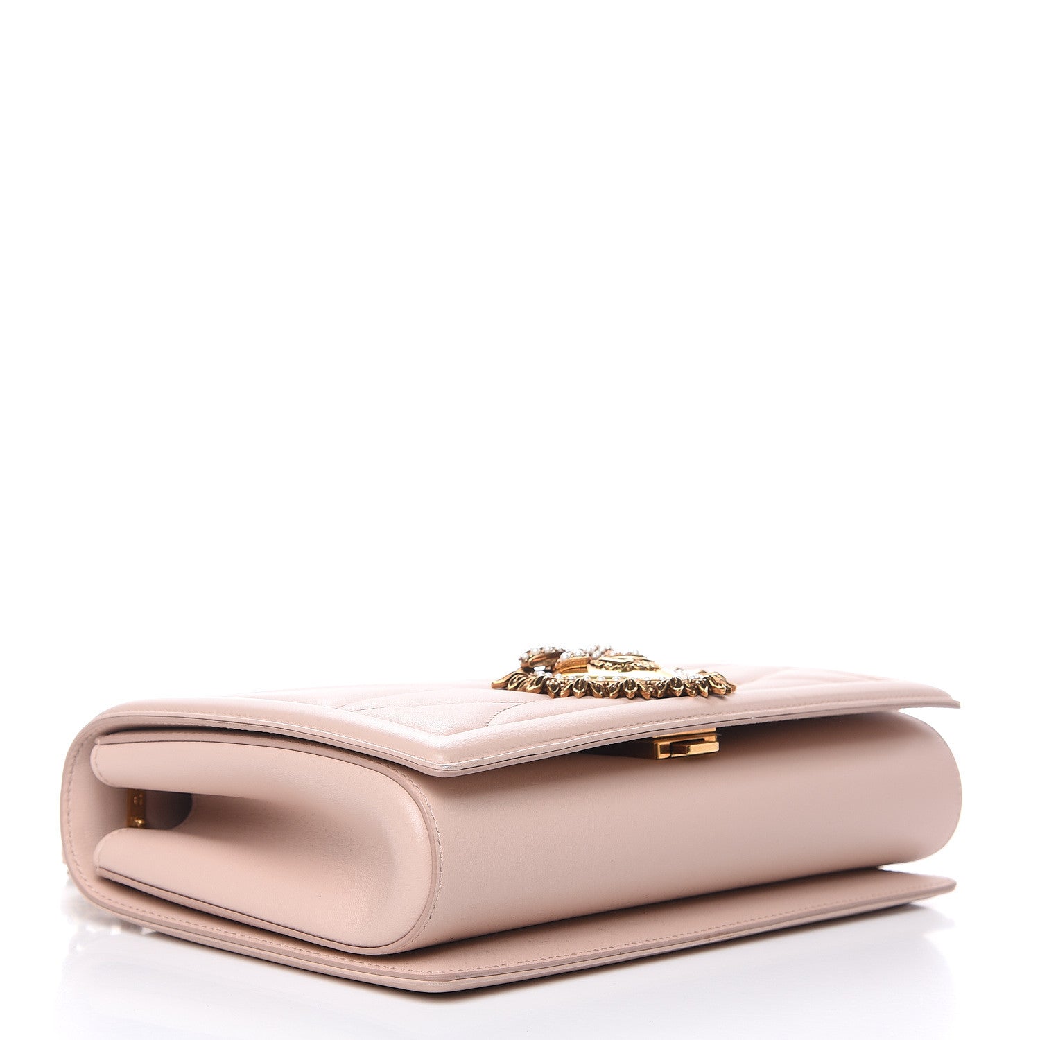 Dolce & Gabbana Calfskin Large Devotion Bag Pale Pink 4 of 12