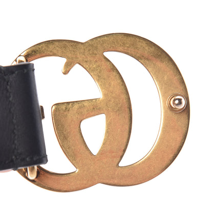 Gucci Calfskin Double G 30mm Belt 75 30 Black 9 of 9