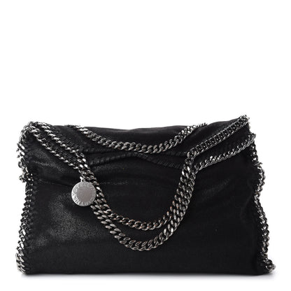 Stella McCartney Shaggy Deer Falabella Fold Over Tote Black 1 of 11