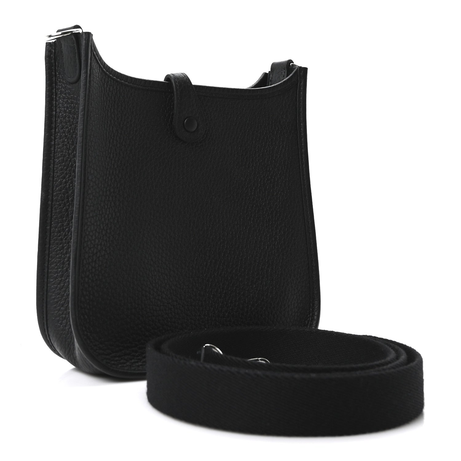 Hermes Taurillon Clemence Evelyne TPM Black 1841720 – FASHIONPHILE