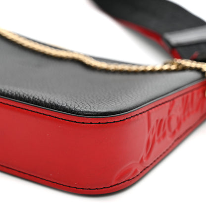 Christian Louboutin Toile Monogram Loubila Chain Hybrid Crossbody Black Black 9 of 10