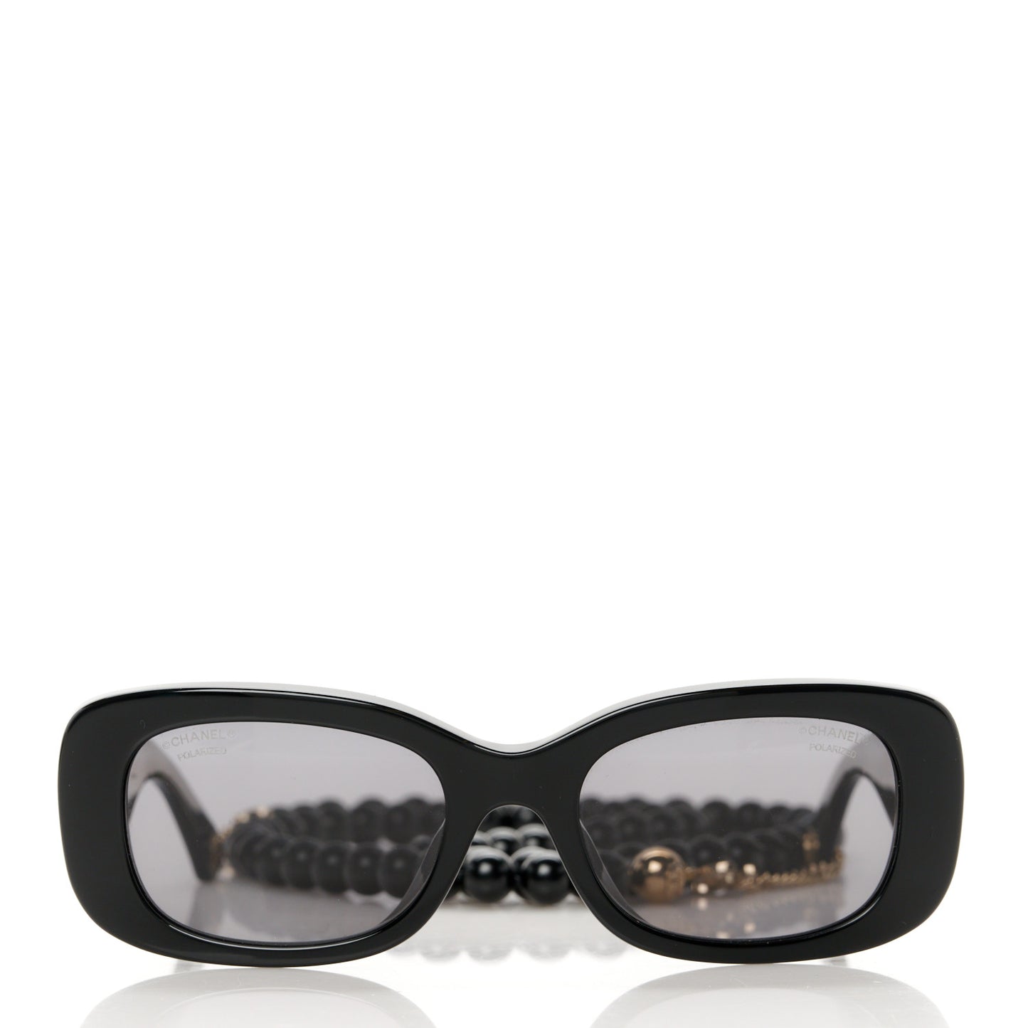 Acetate Rectangle Sunglasses 5488-A Black