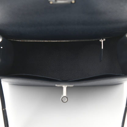 Hermes Epsom Kelly Sellier 28 Bleu Indigo 5 of 11