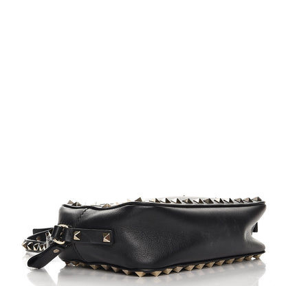 Valentino Garavani Calfskin Rockstud Camera Crossbody Bag Black 4 of 7