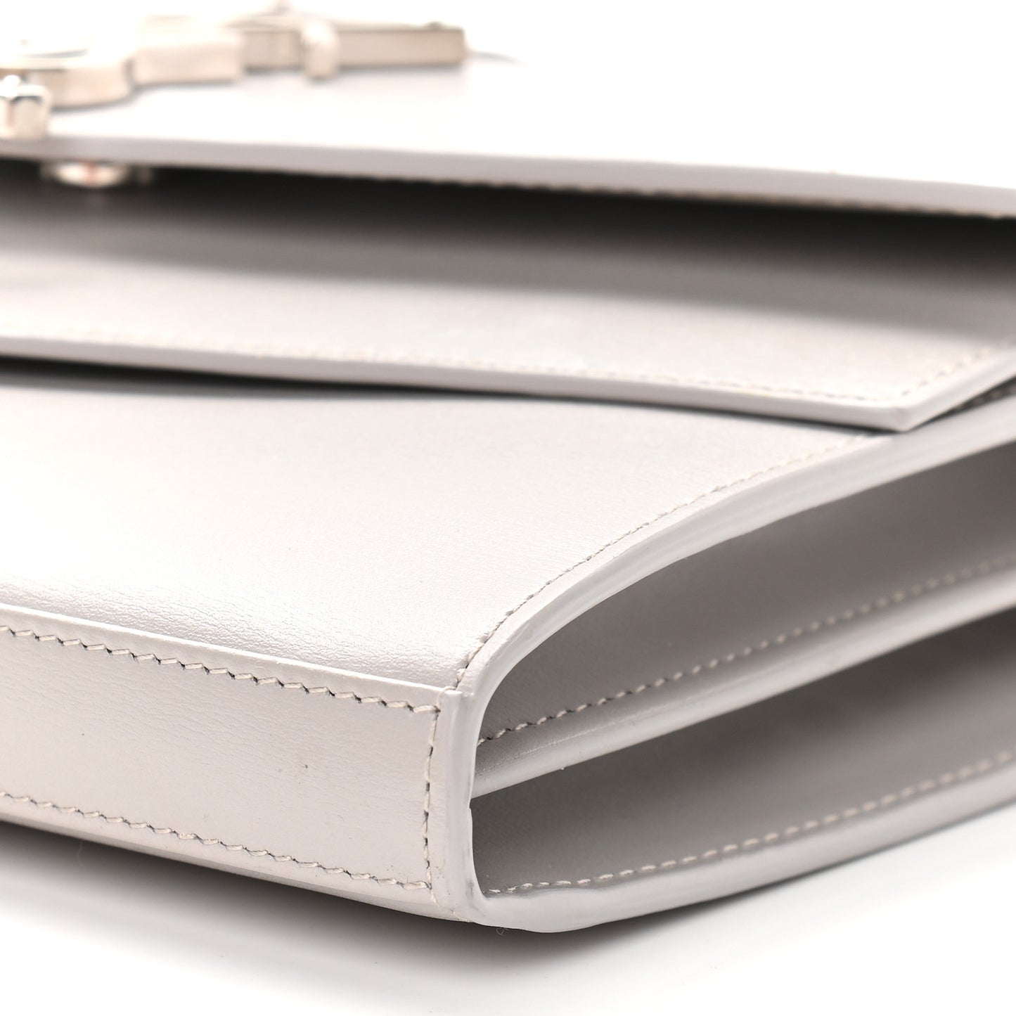 Smooth Calfskin Sulpice Monogram Chain Wallet Granite