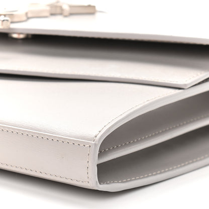 Saint Laurent Smooth Calfskin Sulpice Monogram Chain Wallet Granite 8 of 11